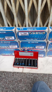 Đầu tuýp 1/2″ đen dài lục giác từ 8mm-32mm 443508M - 443532M Kingtony