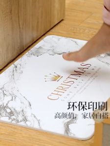 Thảm Lau Chân Nhà Tắm Bằng Đá Siêu Thấm Nước Khô Chân Nhanh Chống Trơn Trượt