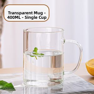 Mens Office Tea Ceremony Glass Cup with Filter Special Drinking Tea Cup Chinese Style Pure Color High Borosilicate Glass