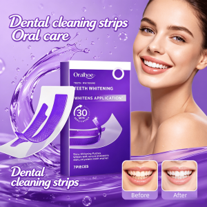 oralhoe | Non-Sensitive Teeth Whitening Strips Effective Stain Remover Teeth Cleaning Patches Daily Oral Care Products Remove Coffee Wine