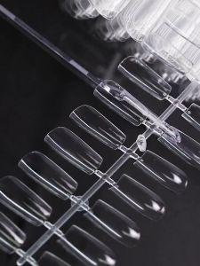 100pcs Clear Fake Nails Full Cover Acrylic Nail for Nails Extension