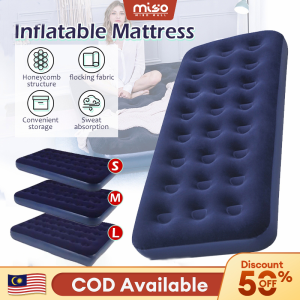MISO5 Sizes Inflatable Air Bed 22cm Extra Thick Inflatable Air Bed Air Mattress Tilam Angin Camping Air Bed Tilam 气垫床