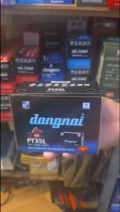 Ắc quy xe máy Đồng Nai PTX5L/ PTZ5L ( 12V/3.5Ah 12V4Ah) dùng cho xe Wave Cuxi Exciter Future Lexam Mio Nouvo Nozza SNA Đồng Nai PTZ5L ( 12V4Ah)