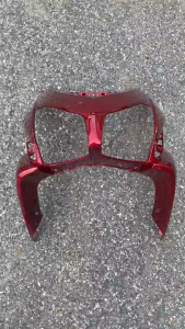 บังลมหน้า CLICK 110 ตัวเก่า สีแดงบรอนซ์R326 รุ่นคาร์บู เฟรมรถมอเตอร์ไซค์