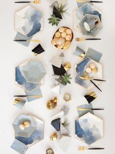 Đĩa Giấy Trang Trí Sinh Nhật Cho Trẻ Em Đĩa Đựng Kem Đĩa Giấy Đựng Thức Ăn Nhanh Đĩa Đựng Thức Ăn Trưa Đĩa Đựng Thức Ăn Nhanh Màu Xanh Lam