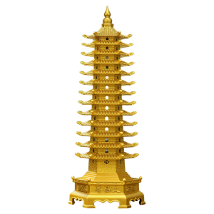 WEIZHEN | Copper Wenchang Tower for Study Room Success Educational 13-Layer
