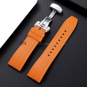 Quick Release Rubber Watch Strap for Omega Replace Bracelet for Tissot for Citizen for Seiko 18mm 20mm 22mm 24mm Silicone Bands