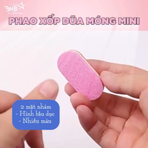COMBO 3 Phao dũa móng tay mini. Phao dũa móng mini nhiều màu - Xốp dũa móng mini chuyên dụng