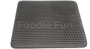 Double Layer Cat Litter Mat Trapping Mat Waterproof Eva Washable Tebal Mat Pasir Kucing Carpet Kucing