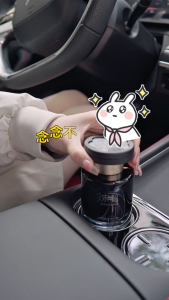 【SongChao】 Midnight Black Gold Car Air Freshener – Luxury Long-Lasting Car Perfume Diffuser Premium Auto Fragrance Gift