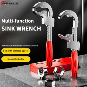 Multi-Function Sink Wrench – Universal Large Opening Faucet Tool for Bathroom and Household Pipe Installation