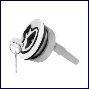Marine 316 Stainless Steel Hatch Latch Lock Chrome Plated Insert Flush With Key Turning Lock Boat Accessories Marine Hardware