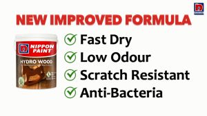 Nippon Hydrowood Pigmented Varnish for Wood