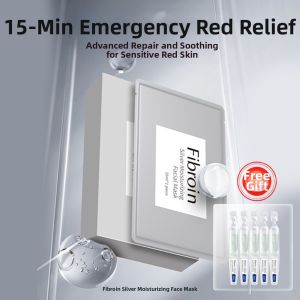 Original Fibroin Silk Hydration Facial Patches Youthful Glow Mask Improves Dryness Suitable for All Skin Types 10 Pieces per Box