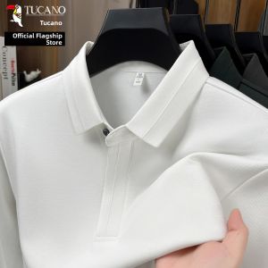 TUCANO | Mens Lightweight Spring Long-sleeve Polo Shirt Breathable