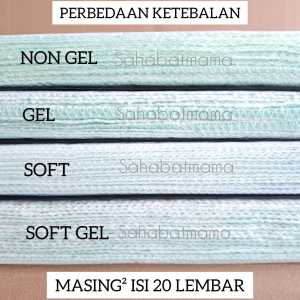 ALAS POPOK KAIN BAYI BARU LAHIR UKURAN 15x28 CM SEKALI PAKAI