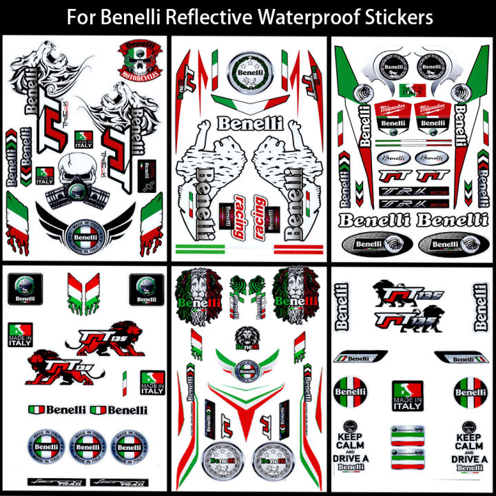 Benelli Accessories Reflective Motorcycle Modified Stickers Decals ...