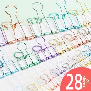 Creative Metal Hollow Out Long Tail Clips Office Supplies