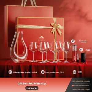 BOANG | Crystal Wine Glass & Decanter Gift Set