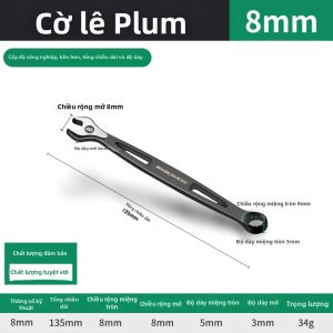 BAOLIAN | Cờ Lê Kết Hợp Mở 8-32mm Hai Đầu Bền Dụng Cụ Sửa Chữa Ô Tô Thiết Kế Hoa Mai Thép Crom-Vanadi Tay Cầm Chống Trượt