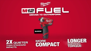 Milwaukee - M12 FQID-0 ไขควงกระแทกไร้สาย 12 โวลต์ ระบบไฮดรอลิก (เครื่องเปล่า)