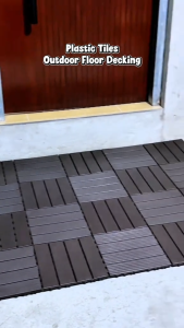 30×30CM Plastic Wood Floor Decking Tiles floor flooring Waterproof Flooring for Indoor Outdoor