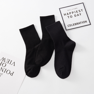 White Socks Womens Summer Thin Cotton Socks Knee Socks Boneless Loafers Black High Boots Long Socks Summer Sports Men Socks