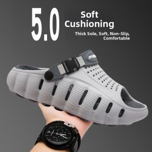 Anti-Slip Anti-Odor Summer Sandals Soft Bottom Wearable Two Ways