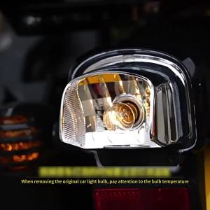 1PCS Universal Motorcycle Angel Eye LED Tail Brake Light 12V Mini Flash Strobe Warning Lamp Dirt Bike Rear Stop License P