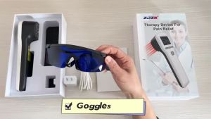 ZJZK Home Portable Pet Skeletal Therapy 4x808nm 16x650nm Low Intensity Cold Laser for Pain Relief in Pet Hip Dysplasia