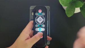 kebidumei | KEBIDUMEI Air Mouse Remote Control 2.4G Backlit RF Wireless Mini Keyboard Smart Gyroscope Keyboard Sense Anti-loss IR for TV Box