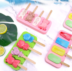 KHUÔN LÀM KEM (KHUÔN LÀM THẠCH) BẰNG SILICON NHIỀU MẪU CHO BÉ