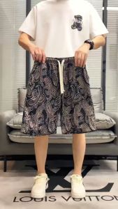 CJP HOME กางเกงขาสั้นแฟชั่นน่ารัก สามารถสวมใส่ได้ทั้งชายหญิง ลวดลายสมัยใหม่ใส่สบาย QC-DK8015