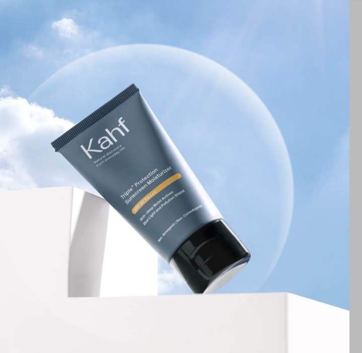 Kahf Triple+ Protection Sunscreen Moisturizer SPF 30 PA+++ 30ml | KEMASAN KARDUS