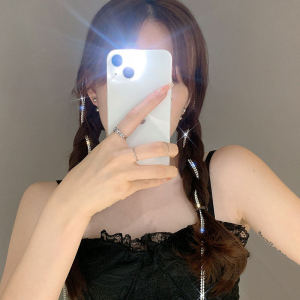 Summer Long Tassel Hair Accessories Womens Braided Hairpins Diamond Rhinestone Hair Clips Stylish Unique Korean Style Hair Decorations