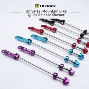 Bộ Chốt Nhanh BLOOKE DT200 MTB Bằng Hợp Kim Nhôm Dành Cho Moay-ơ Bánh Trước & Sau Kèm Cần Gạt QR Và Thanh Ren Phụ Kiện Xe Đạp.