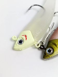 Mồi Câu Jig Đầu Thay Thế Được Với Mồi Mềm Và Móc Câu Loại Mồi Chì Bên Trong Kiểu T-bait Dành Cho Câu Cá Trên Thuyền Biển