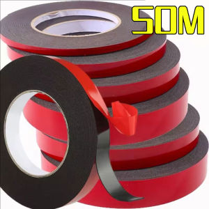 YESPERY 50M Strong Double Side Foam Tapes For Mounting Fixing Pad Sticky PE Sponge Tape Home Adhesive