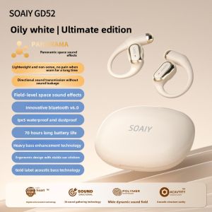 Soaiy GD52 Bluetooth Earhang Wireless Open Design Non-In-Ear Headphones with Long Battery Life And Stereo Sound for Music And Calls