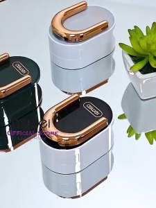 ASWEI A2127 Hair Dryer Holder Wall-Mounted 2 in 1 - Rak Gantungan Hair Dryer Pengering Rambut