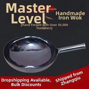 Hand Forged No Coating Chinese Wok