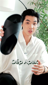 Leonardo Dép Nam Apex Quai Chữ X Da Microfiber Cao Cấp Đế Răng Cưa Shark Sole Cao 4cm Hack Chiều Cao