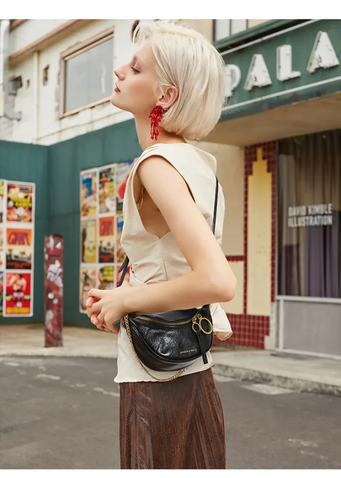 Charlie Kelli Authentic Bags 2023 New Arrival Ruched Waist Bag