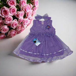 PC+gaun ulang tahun bayi perempuan usia 6-12bln