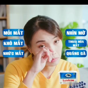 Viên Uống Bổ Mắt Luvicom 60 Viên Nang Mềm | Hỗ Trợ Bảo Vệ Mắt Mỏi Mắt Tăng Cường Thị Lực Lutein