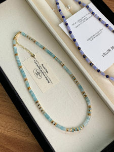 Elegant Luxurious Aquamarine Necklace