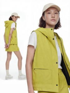 Light Outdoor Hooded Vest Women Spring Summer
