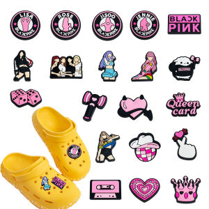 Hot Toys | 20pcs Hot Toys Cartoon Musical Theme Series PVC Shoes Accessories Fit with Hole Wristbands DIY Detachable Waterproof Gifts