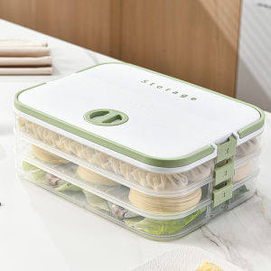Thickened Food Grade Dumpling Storage Box Refrigerator Freezing Special Multi-layer Sealed Dumpling Paste Box Japanese Style