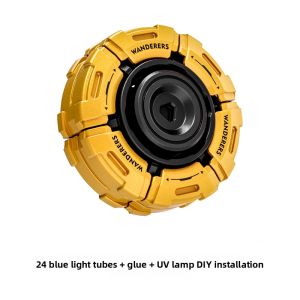 YIJUE | Metal Interlocking Shell Opening Stress Relief Fidget Spinner Toy